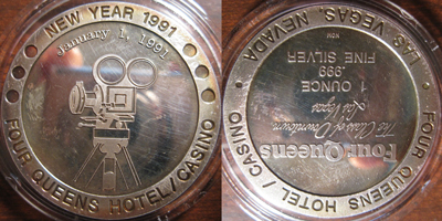 New Year, 1991 TV Camera, Coin Aligned Token (tFQlvnv-009-V1)